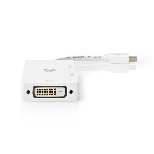 Nedis CCGP37466WT02 Mini-DisplayPort Multipoort-Adapterkabel | Mini-DisplayPort Male - VGA Female + DVI-D 24+1-Pins F...