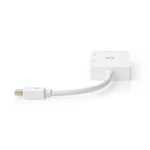 Nedis CCGP37466WT02 Mini-DisplayPort Multipoort-Adapterkabel | Mini-DisplayPort Male - VGA Female + DVI-D 24+1-Pins F...