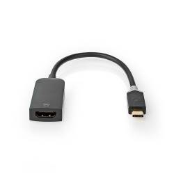 Nedis CCBW64652AT02 Nedis USB-C™-adapterkabel | Type-C™ Male - HDMI™ Output | 0,2 m | Antraciet