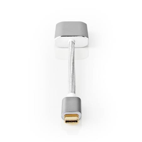 Nedis CCTB64680AL02 USB-Adapter | USB 3.2 Gen 1 | USB Type-C™ Male | HDMI™ Connector | 0.20 m | Rond | Verguld | Gebr...