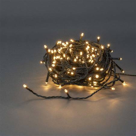 Nedis CLLS120 Decoratieve Verlichting | Koord | 120 LED's | Warm Wit | 9.00 m | Licht effecten: 7 | Binnen & Buiten |...