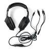 Nedis GHST250BK Gaming Headset | Over-Ear | Stereo | USB Type-A / 2x 3.5 mm | Opvouwbare Microfoon | 2.20 m | LED