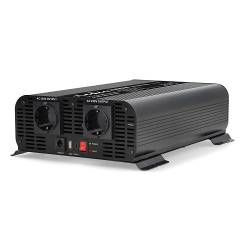 Nedis PIP200012FBK Inverter Pure Sinusgolf | Ingangsvoltage: 12 V DC | Apparaat stroomoutput: Type F (CEE 7/3) / USB-...