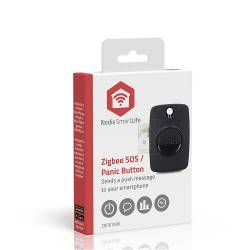 Nedis ZBPB10BK Smart Home Paniekknop | Zigbee 3.0 | Batterijtype: CR2450 | Zwart