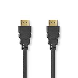 Nedis CVGL34050BK10 Premium High Speed ​​HDMI™-Kabel met Ethernet | HDMI™ Connector | HDMI™ Connector | 4K@60Hz | 18 ...