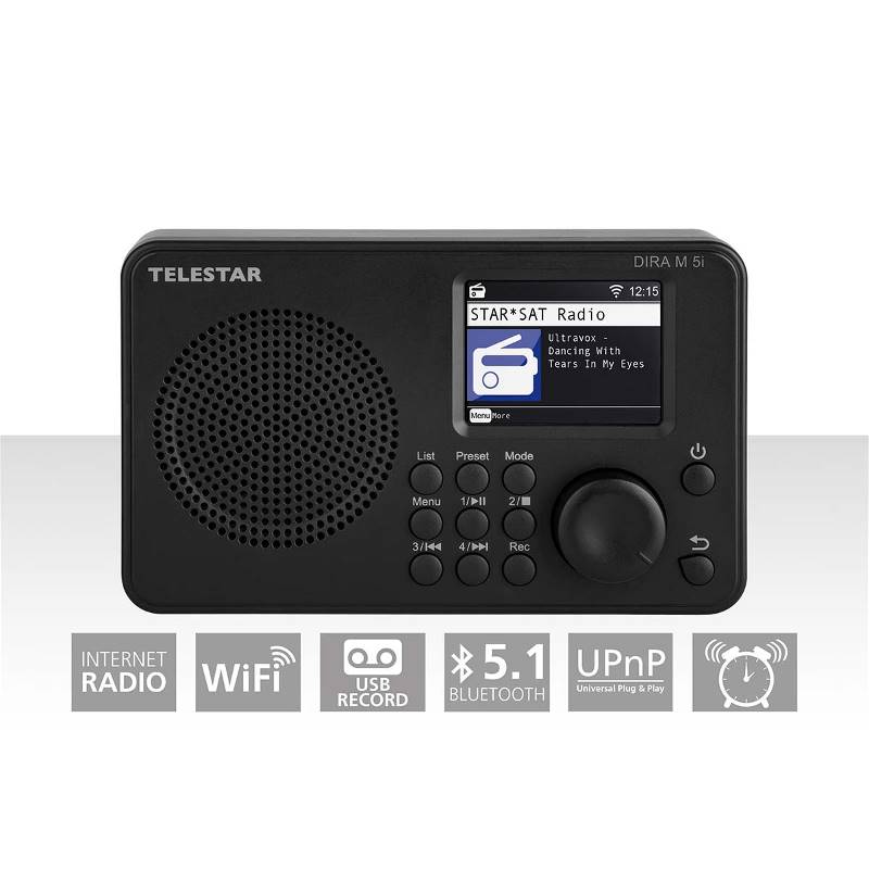 Telestar 20-100-02 DIRA M 5i Internet Radio Zwart