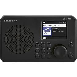 Telestar 30-016-02 DIRA M 6i Ultracompacte multifunctionele radio DAB+ / FM / internet / Bluetooth Zwart