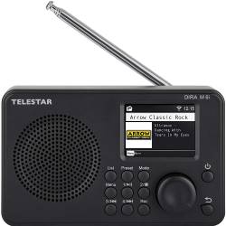 Telestar 30-016-02 DIRA M 6i Ultracompacte multifunctionele radio DAB+ / FM / internet / Bluetooth Zwart