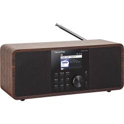 Telestar 30-200-01 DIRA S 24i Multifunctionele Stereo Radio DAB+ / FM / Internet / Bluetooth Hout