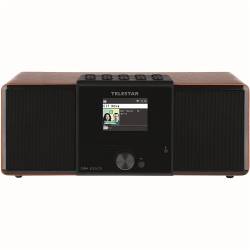 Telestar 30-320-01 DIRA S32i CD EWF Multifunctionele Stereo Radio met CD-speler DAB+ / FM / Internet / Bluetooth Hout