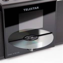 Telestar 30-320-01 DIRA S32i CD EWF Multifunctionele Stereo Radio met CD-speler DAB+ / FM / Internet / Bluetooth Hout