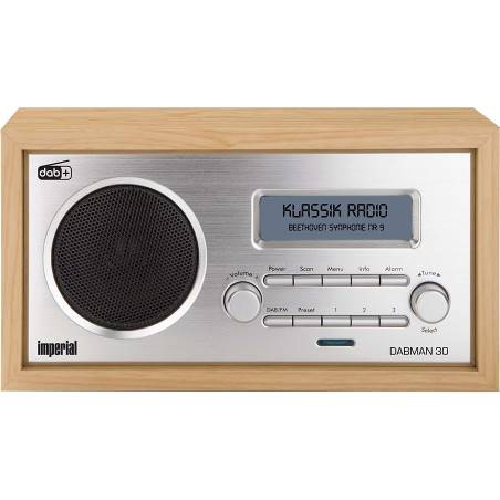 Imperial 22-130-00 DABMAN 30 DAB+ / FM-radio Hout