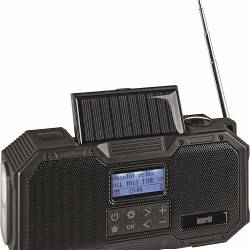 Imperial 22-105-00 DABMAN OR 1 Robuuste DAB+ / FM / Bluetooth Buitenradio / Zwengelradio Zwart