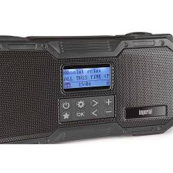 Imperial 22-105-00 DABMAN OR 1 Robuuste DAB+ / FM / Bluetooth Buitenradio / Zwengelradio Zwart