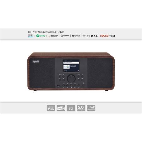 Imperial 22-233-00 DABMAN i205 Hybride Stereo Radio DAB+ / FM / Internet / Bluetooth Houtlook