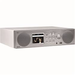 Imperial 22-246-00 DABMAN i450 Hybride Stereo Radio DAB+ / FM / Internet /Bluetooth Wit-Zilver