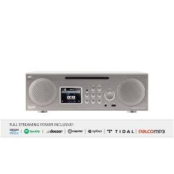 Imperial 22-248-00 DABMAN i450 CD Multifunctionele Stereo Radio DAB+ / FM / Internet / Bluetooth Wit-Zilver