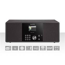 Telestar 10-200-02 Telestar DIRA S 24 CD DAB+/FM Stereo Radio met CD-speler Zwart