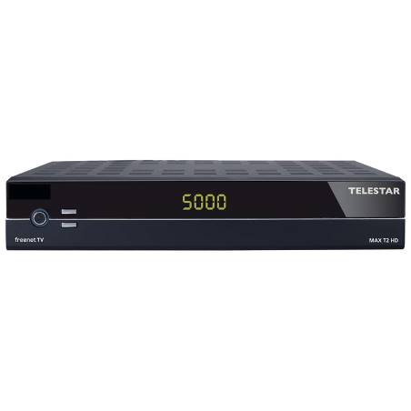 Telestar 5310499 MAX T2 IR DVB-T2/DVB-C HDTV-ontvanger met freenet TV-kaartlezer