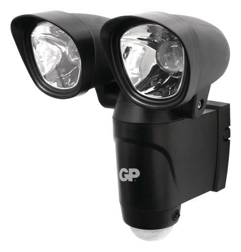 Centraliseren Barry Geldschieter GP GP-SAFE4 Dubbele LED buitenlamp op batterijen met bewegingsmelder |  ElectronicaBalie.nl