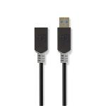 Nedis CCBW61710AT015 Kabel USB 3.0 | Type-C male - A female | 0,15 m | Antraciet