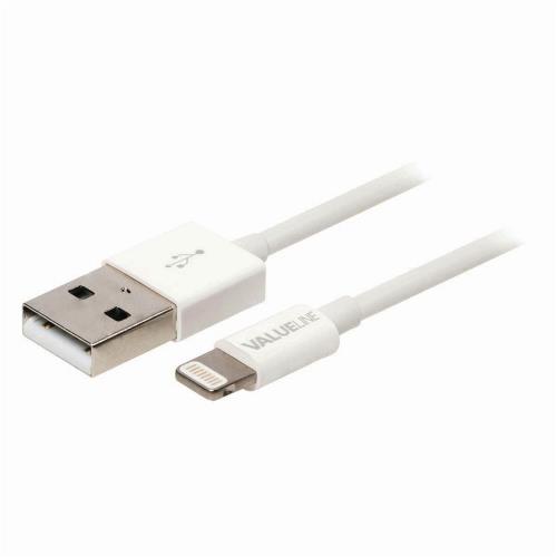 Nedis CCGB39300WT30 Sync and Charge-Kabel | Apple Lightning - USB-A Male | 3,0 m | Wit