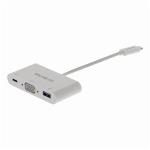 Nedis CCGB64760WT02 USB-CT-Adapterkabel | Type-CT Male - A Female / Type-C Female / VGA Female | 0,2 m | Wit