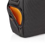 Nedis CBAG200BK Camera-schoudertas | 152 x 146 x 65 mm | 2 binnenvakken | Zwart/oranje