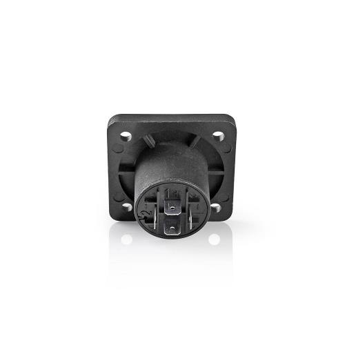 Nedis CAVC16902BK Luidsprekerconnector | Luidspreker 4-pins female | 25 stuks | Vierkant | Zwart