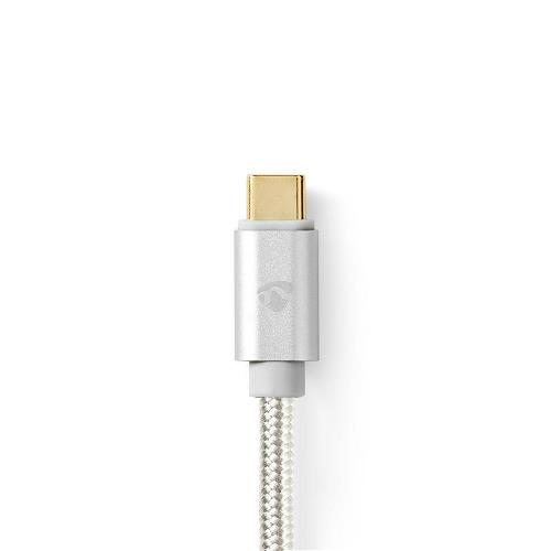 Nedis CCTB64655AL20 USB-CT Cable | USB-CT Male - HDMIT Male | 2.0 m | Aluminium