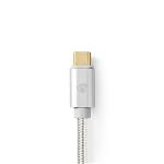 Nedis CCTB64655AL20 USB-CT Cable | USB-CT Male - HDMIT Male | 2.0 m | Aluminium